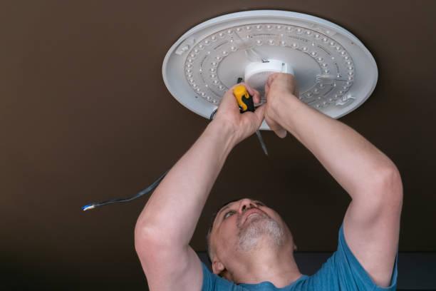 Installing a light fixture